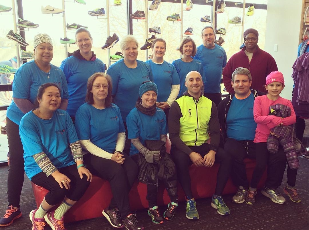 Our Run Happy Revolution 5K Group in Columbia (Melissa is training in Timonium). There's still time to join!